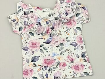 bluzki w kwiaty: Bluzka, 2-3 lat, 92-98 cm, stan - Dobry