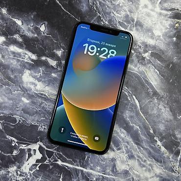 Apple iPhone: IPhone X, Б/у, 64 ГБ, Черный, Чехол, 100 % — 6