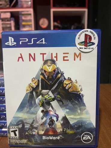 PS4 (Sony Playstation 4): PS4 üçün Anthem oyunu. BioWare tərəfindən hazırlanan və EA tərəfindən