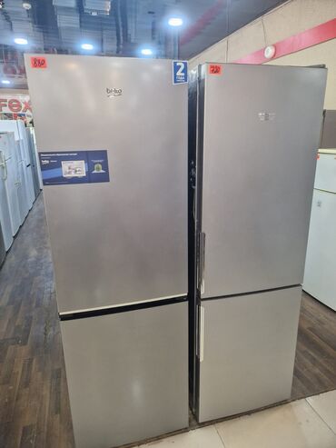 Посудомоечные машины: Beko iki qapılı soyuducu (aşağıda dondurucu) - Rəng: paslanmayan