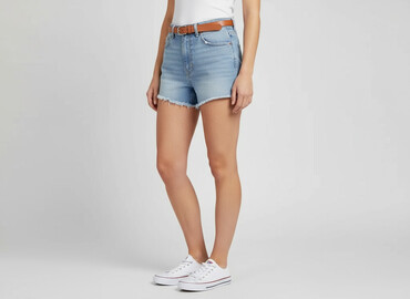 krotkie spodenki jeansowe: Divided, Szorty damskie, rozmiar S