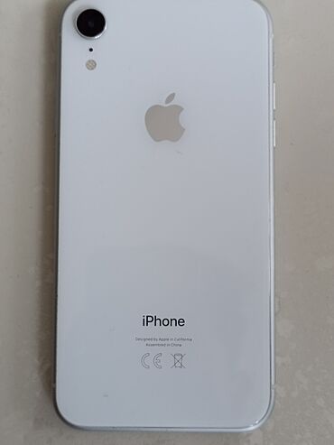 Apple iPhone: IPhone Xr, Б/у, 128 ГБ, Белый, Коробка, 73 % — 2
