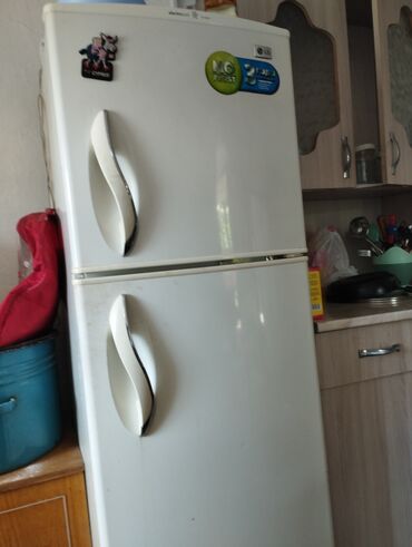 куплю холодильник бу: Муздаткыч LG, Колдонулган, Эки камералуу