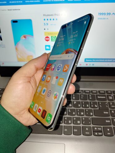 Huawei: Huawei P40 Pro, 256 GB, rəng - Boz, Sensor — 10