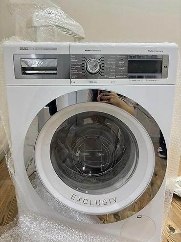 Paltaryuyan maşın Bosch, 9 kq, İşlənmiş, Avtomat, Qurutmasız, Ünvandan götürmə