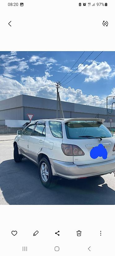 харриер 1998: Toyota Harrier: 1998 г., 3 л, Автомат, Бензин, Кроссовер — 2