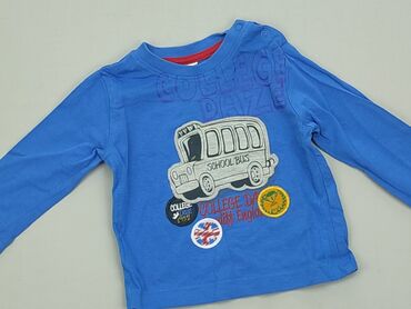 koszula niebieska: Bluzka, 3-6 m, stan - Dobry