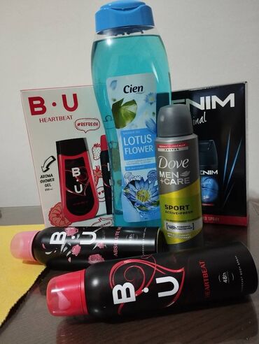 nano sapun za obrve: Paket kozmetike novo 6 kom sve za 1500 din. *Set Denim original