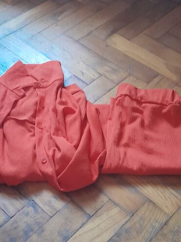 zenski kompleti sako i pantalone: M (EU 38), Jednobojni, bоја - Narandžasta