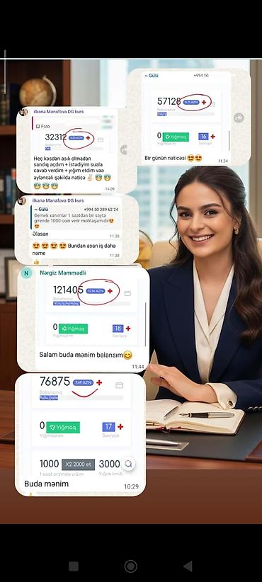 166 yuk daşıma vakansiya: Online platformda gündəlik tapşırıqlar yerinə yetirərək balans toplama — 2
