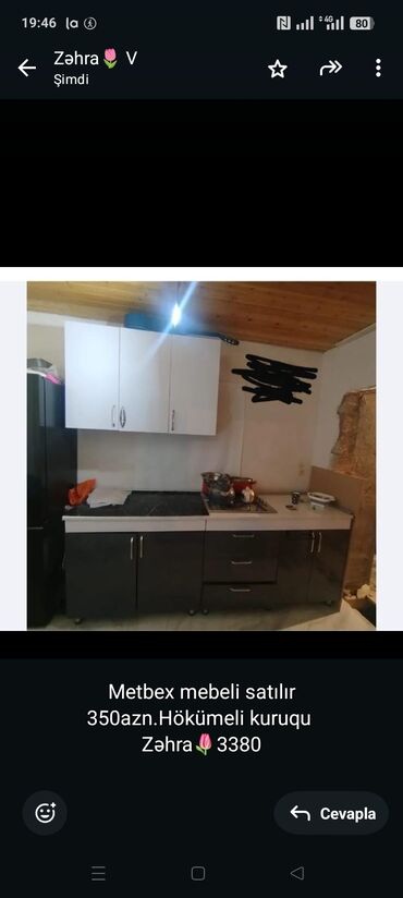 Bitkilər: Metbex mebeli satılır 350azn.Hökümeli kuruqu 
Zəhra🌷3380