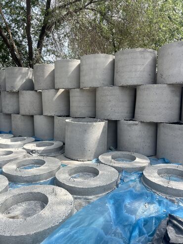 Железобетонные (ЖБИ) кольца для септика: Железобетонное (ЖБИ) кольцо для септика Размер: 150 x 90 x 9 см, Платная установка, В розницу — 8