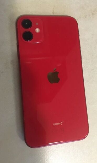 iphone 11 qeydiyyat qiymeti: IPhone 11, 128 GB, Qırmızı, Face ID