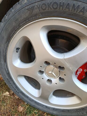 разноширокие шины: Дөңгөлөктөр монтажда 235 / 45 / R 17, All-season, Колдонулган, Комплект, Жеңил унаалар, Куйма, тешиктери - 4