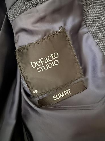 Kişi geyimləri: Pencək, Naxışsız, Defacto — 2
