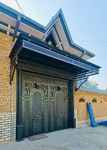 комплек: Кованые металлические ворота для частного дома - Материал: сталь с — 10