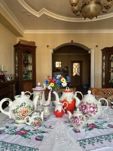 Asılqanlar: Çay dəsti, rəng - Ağ, Keramika