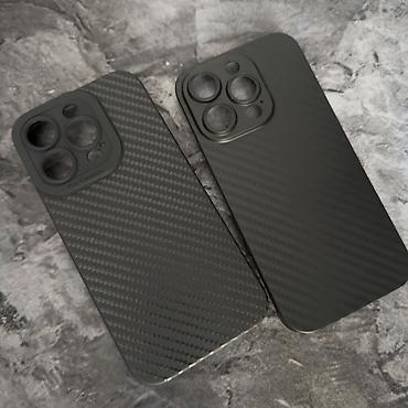 iphon 17: Ультратонкие карбоновые чехлы для iPhone 15про (силикон и пластик) — 1