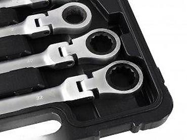 Setovi ručnog alata: Set zglobnih čegrtaljki/ključeva u koferu – 12 kom - Profesionalni — 2