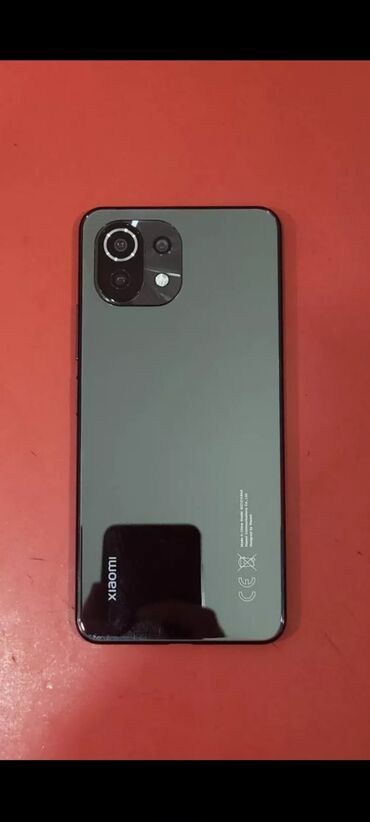gencede telefon satisi: Xiaomi Mi 11 Lite, 128 ГБ, цвет - Черный, 
 Гарантия, Сенсорный, Беспроводная зарядка