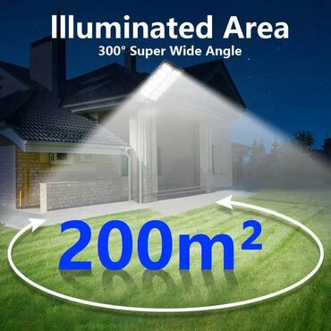 Bra, divar lampaları: Yeni ən güclü model 504led. Günəş enerjisi ilə işləyən projektor — 13