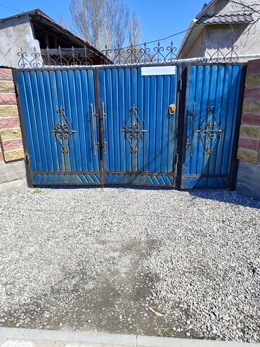 реставрация металлических дверей: Ворота | Распашные, | Металлические