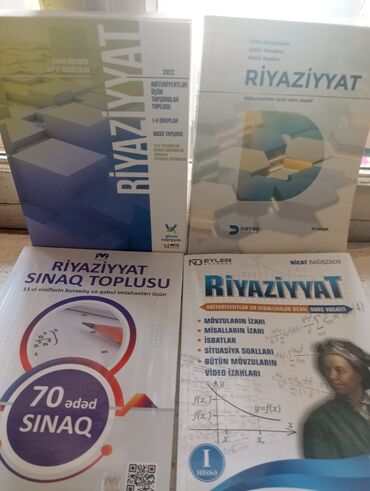 Kitablar, jurnallar, CD, DVD: Riyaziyyat Kitabları Satılır Ayrı Ayrılıqda Təzədir