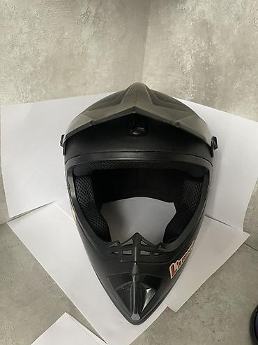 коньки bauer: Кроссовый/эндуро шлем full-face, матовый черный. Особенности: - — 4