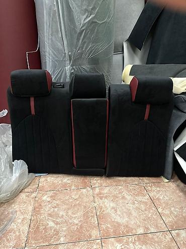 Чехлы и накидки на сиденья: Чехлы Экокожа, цвет - Черный, Lexus, Новый, Самовывоз — 7