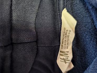 Толстовкалар, худилер: Худи для детей H&M рост 150 - Цвет: темно‑синий - Принт: Just 5 — 2