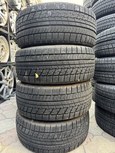 шины на форанер: Шины 245 / 40 / R 18, Зима, Б/у, Комплект, Легковые, Япония, Bridgestone