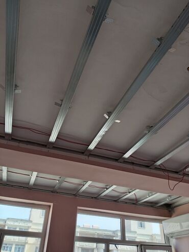 Tavan işləri: Bütün növ alcipan işləri görülür tv stent, figurlu tavan, düz tavan — 16