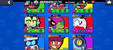 Digər bijuteriyalar: Brawl Stars oyunu üçün oyun hesabı - Kupa: 41,496 - Klublar, dostlar — 5
