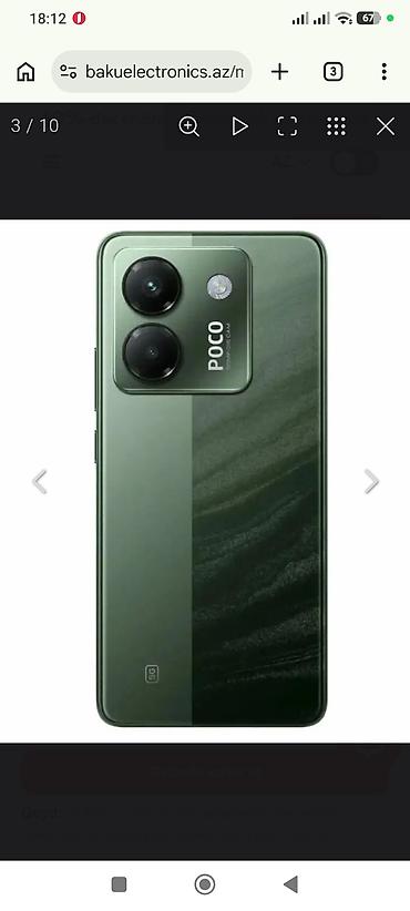 90 fps tabletler: Poco M7 Pro 5G, 256 GB, rəng - Yaşıl, Sensor — 1