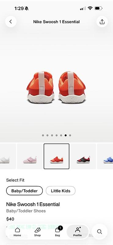 nike vomero 5: Nike Swoosh 1 Essential — детская/малышовая обувь. - Тип: кроссовки — 5