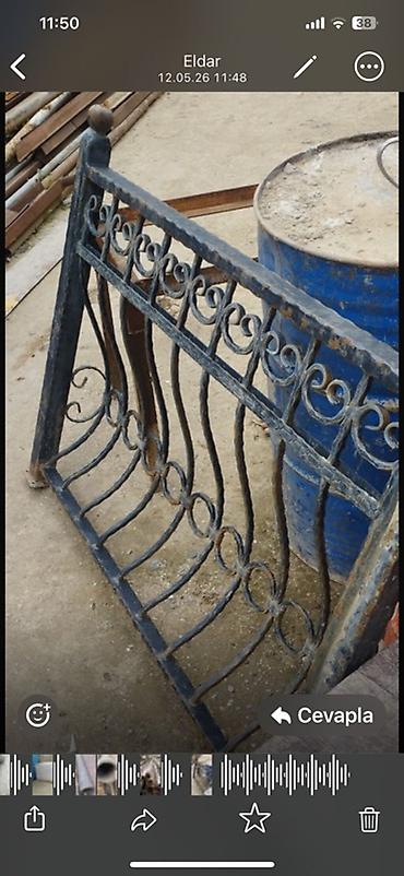 balyans pilleken: Balkon məhəccəri, Dəmir — 1