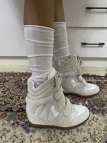 mara: Кроссовки, 37, Isabel Marant, Новый, цвет - Бежевый, Самовывоз — 4