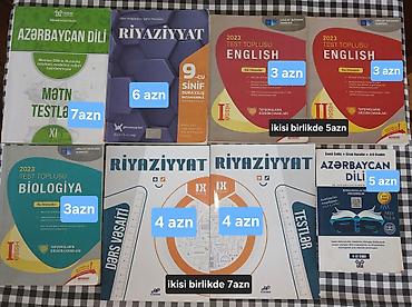 Тесты: Məktəb və abituriyentlər üçün müxtəlif fənn üzrə hazırlıq və test — 1