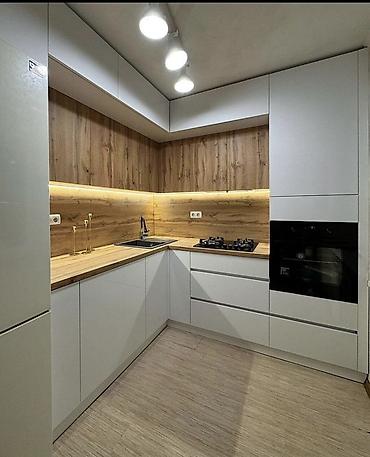 Кухонные гарнитуры: Кухни на заказ в современном минимализме - Планировки: угловые и — 1