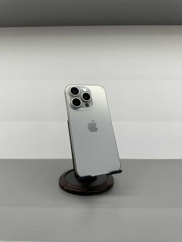 айфон 9 бу бишкек: IPhone 15 Pro, Колдонулган, 128 ГБ, Natural Titanium, Каптама, 86 %