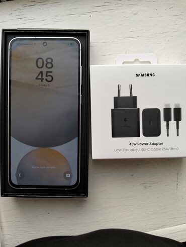 soyuducu işləmiş: Samsung Galaxy S24, 128 GB, rəng - Bej, Barmaq izi