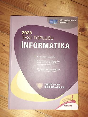 Testlər: İnformatika Testlər 11-ci sinif, DİM, 1-ci hissə, 2023 il — 1