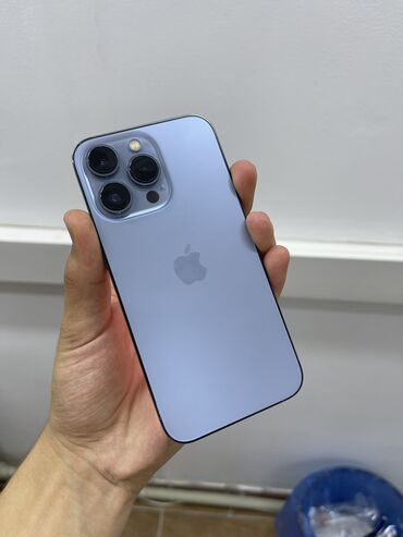Apple iPhone: IPhone 13 Pro, Б/у, 256 ГБ, Sierra Blue, Кабель, 83 %