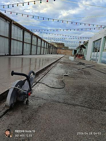 2107 qapi: Beton kəsmə xidməti - Divar, döşəmə və tavanlarda dəqiq və səliqəli — 2
