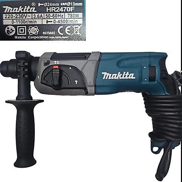 Elektrik əl alətləri: Makita HR2470F perforator-martil qazma - Güc: 780 W - Gərginlik — 1