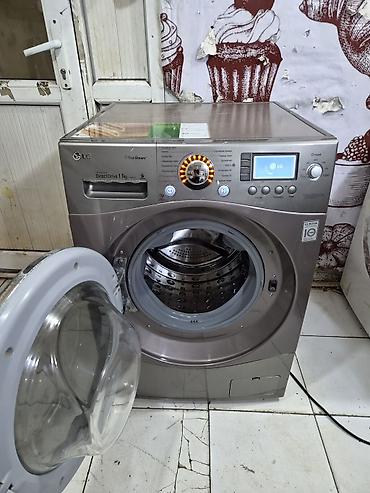 mawin maqintafon: Paltaryuyan maşın LG, 10 kq-dan çox, İşlənmiş, Avtomat, Qurutma var, Pulsuz çatdırılma, Ödənişli çatdırılma — 2