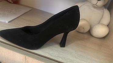 tech flecee: Классические женские лодочки черного цвета. - Материал верха: замша - — 4