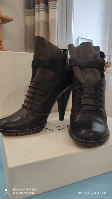 Сапоги: Женская обувь, набор из 4 пар. 1) Ботильоны на высокой шпильке с — 5