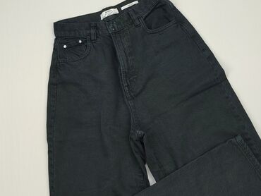 białe spodnie cargo bershka: Jeansy Bershka, S (EU 36), Bawełna, stan - Dobry