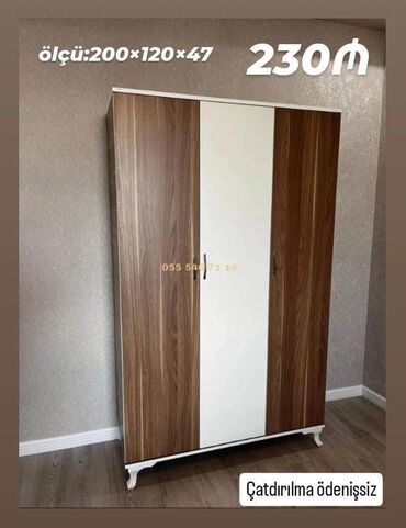 Masa və oturacaq dəstləri: Yeni, 3 qapılı Düz dolab, Qarderob, paltar dolabı lalafo.az -da Masa və oturacaq dəstləri: Yeni, 3 qapılı Düz dolab, Qarderob, paltar dolabı